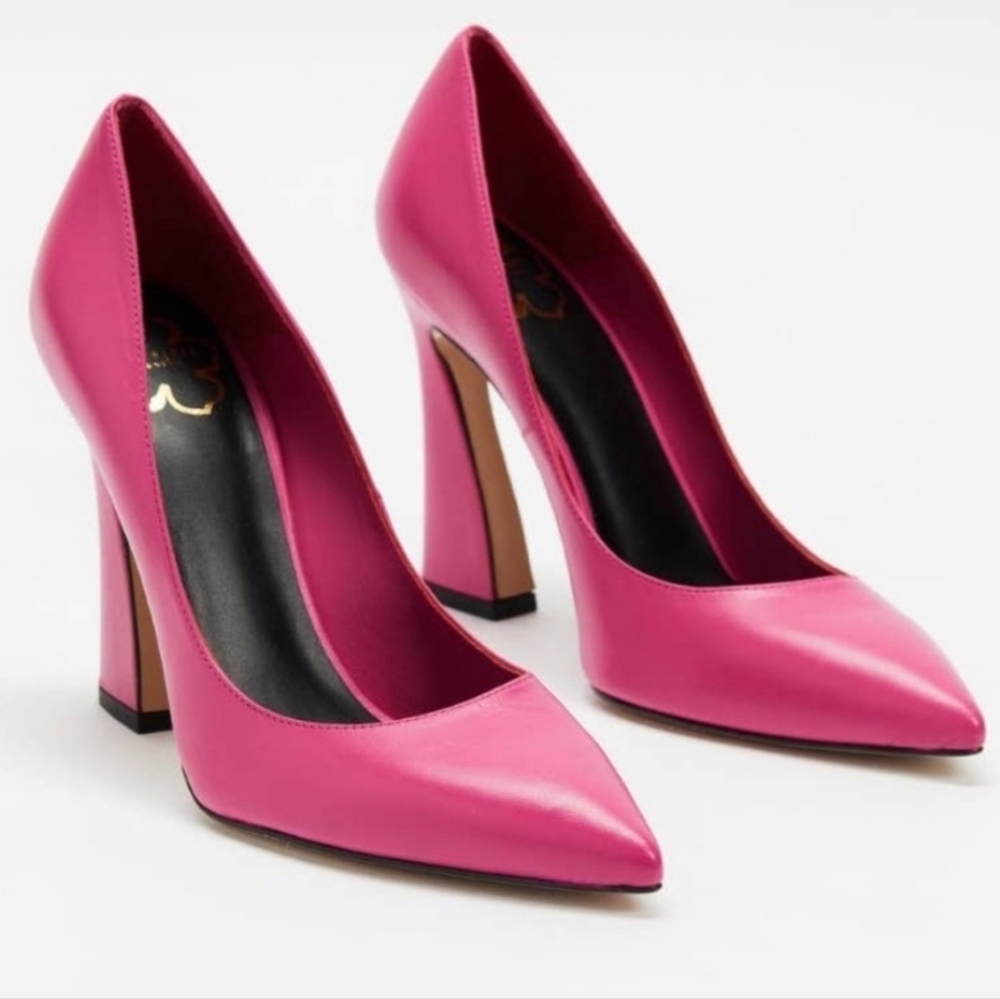 Ted Baker Teyma Hot Pink Pointed Toe High Heels